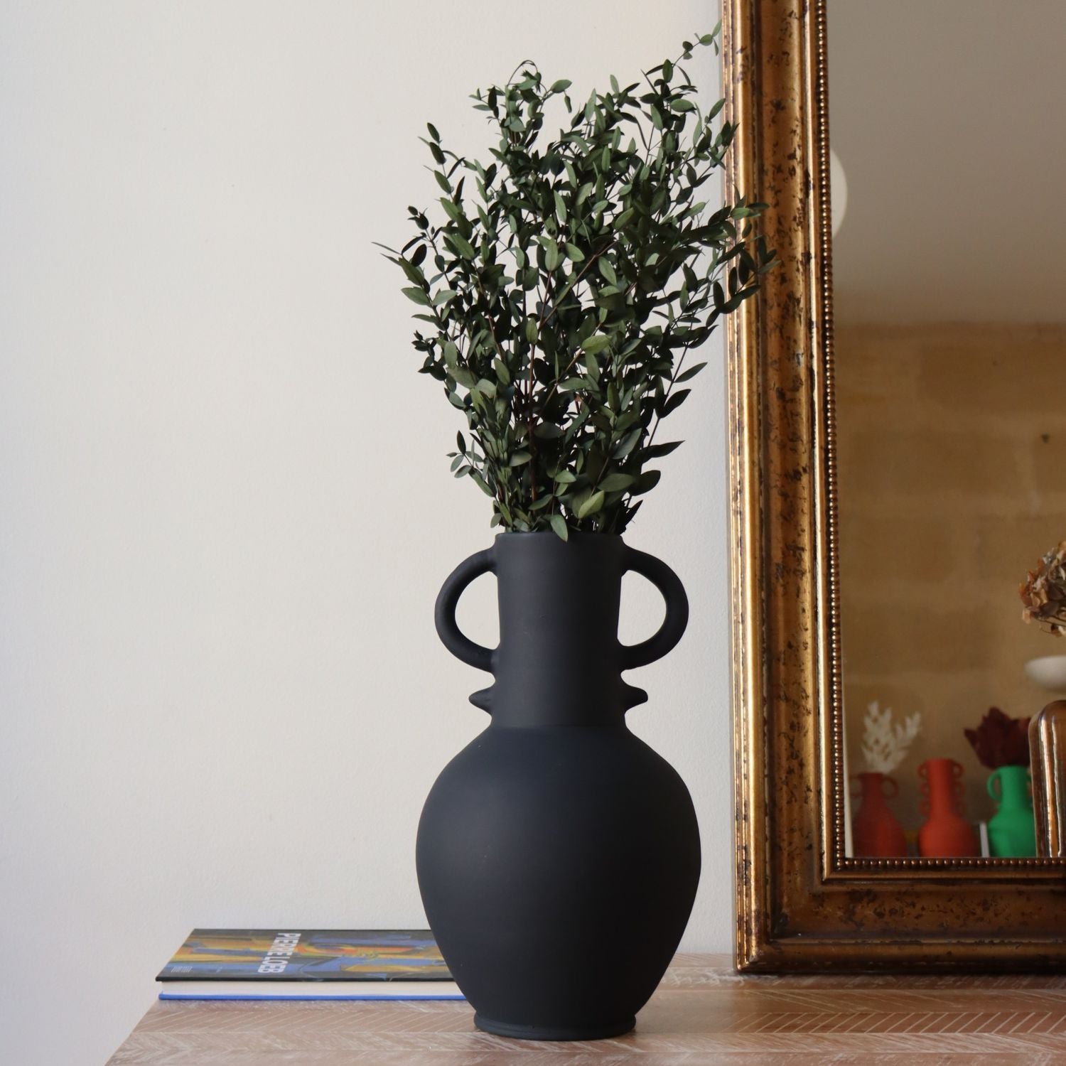 Le Vase Zilil- Noir mat