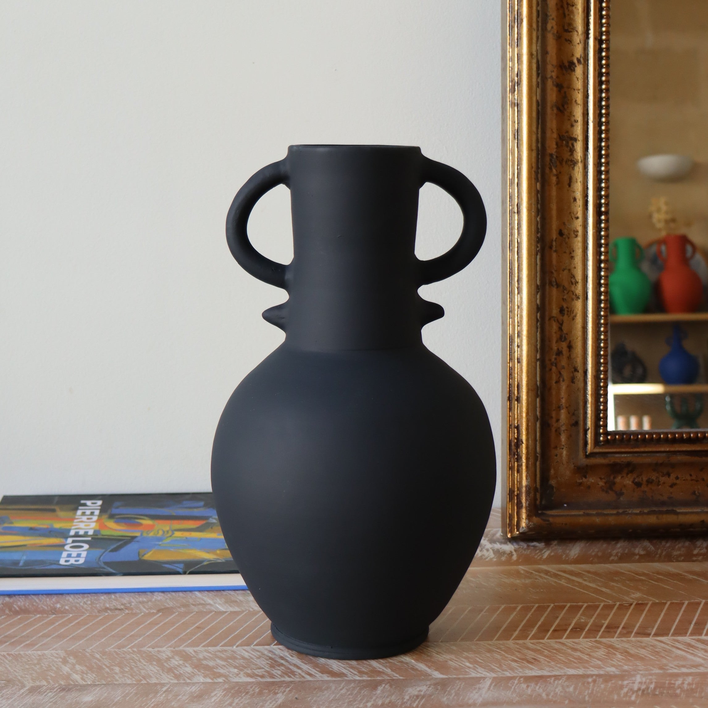 Le Vase Zilil- Noir mat