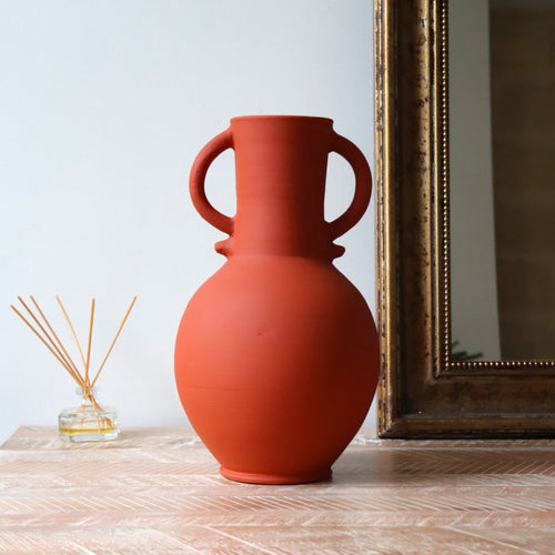 Charger l&#39;image 1 dans la galerie. Le Vase Zilil - Terracotta mat