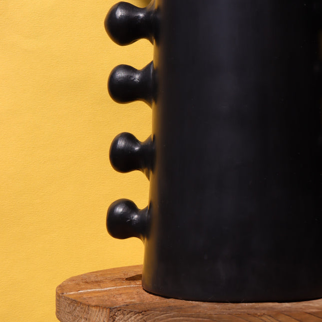 Vase Céramique Manico Artisanal - Noir