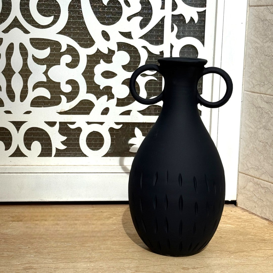 Le Vase Arcila - Noir mat