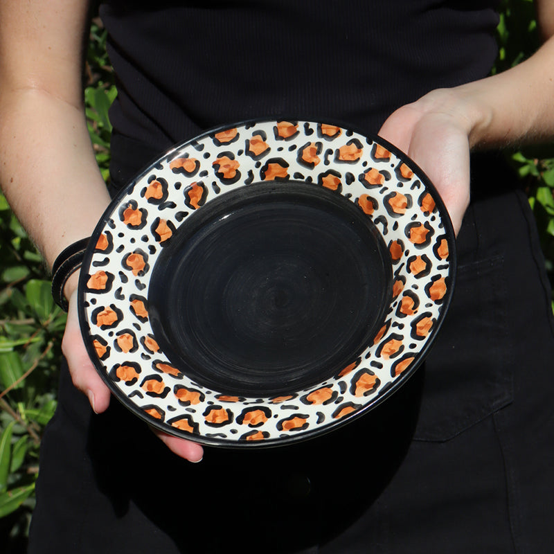 Set Assiettes creuses Fiera 22,5 cm (x4pcs) – Motifs léopard