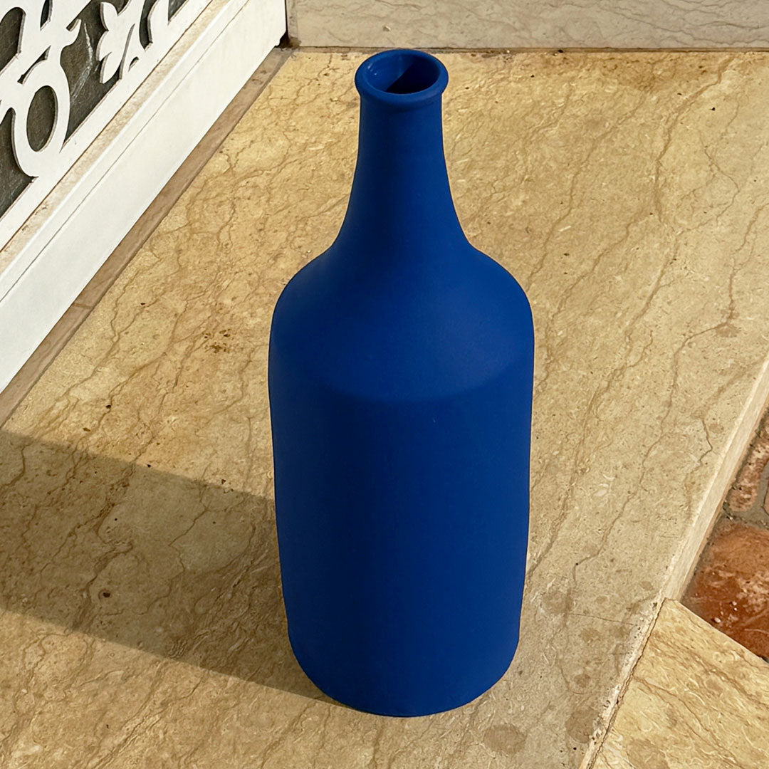 Le Vase Baelo - Bleu mat