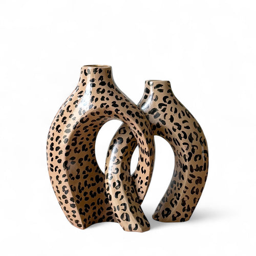 Charger l&#39;image 1 dans la galerie. Duo de Vases Enlacés Philae