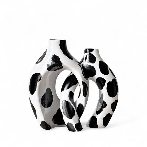 Charger l&#39;image 1 dans la galerie. Duo de Vases Enlacés Philae