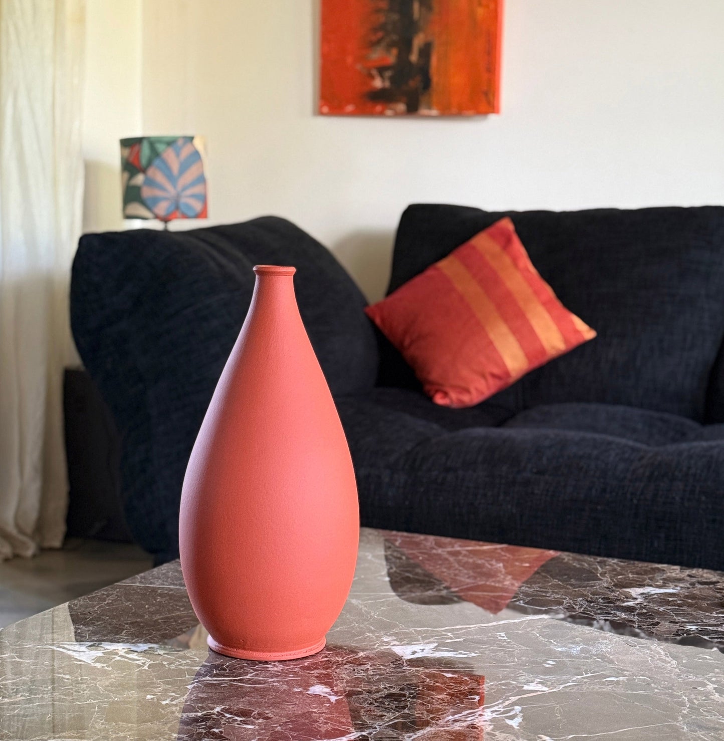 Le Vase Tamuda - Terracotta mat