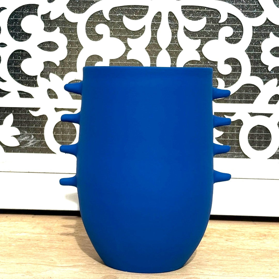 Le Vase Banasa - Bleu mat